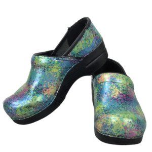 Dansko Watercolor Clogs 37